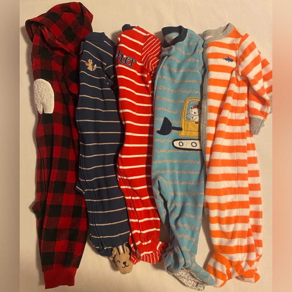 Baby Boys Jumpsuit & Footed Sleepers 6m